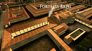 Animation of ancient Roman Fort in Caerleon Wales [upl. by Strickland]