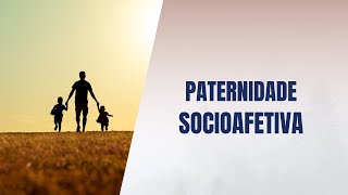 Paternidade socioafetiva [upl. by Andaira]