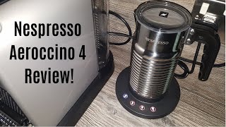 Nespresso Aeroccino 4 Milk Frother Review  Worth upgrading from the Aeroccino 3 [upl. by Aira119]