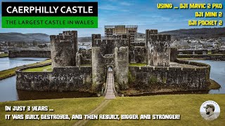 Caerphilly Castle  The Largest in Wales 2nd in Britain [upl. by Lyred81]