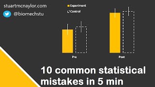 Ten Statistical Mistakes in 5 Min [upl. by Eerat]