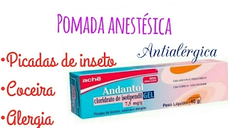 Resenha PomadaAndantol Gel [upl. by Etirugram]