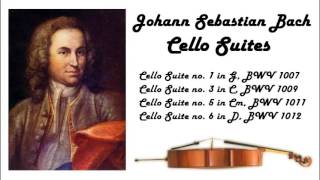 Johann Sebastian Bach  Cello suites in 432 Hz great for reading or studying [upl. by Layap]