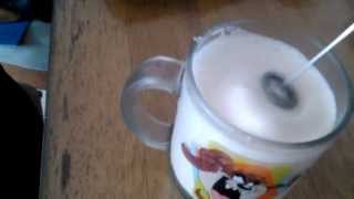 Aerolatte Review Frothing Cold Milk In Under 1 Minute [upl. by Hillie]